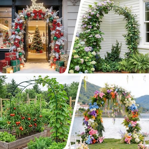 thickened rustproof garden arch metal trellis for climbing on a desk or shelf