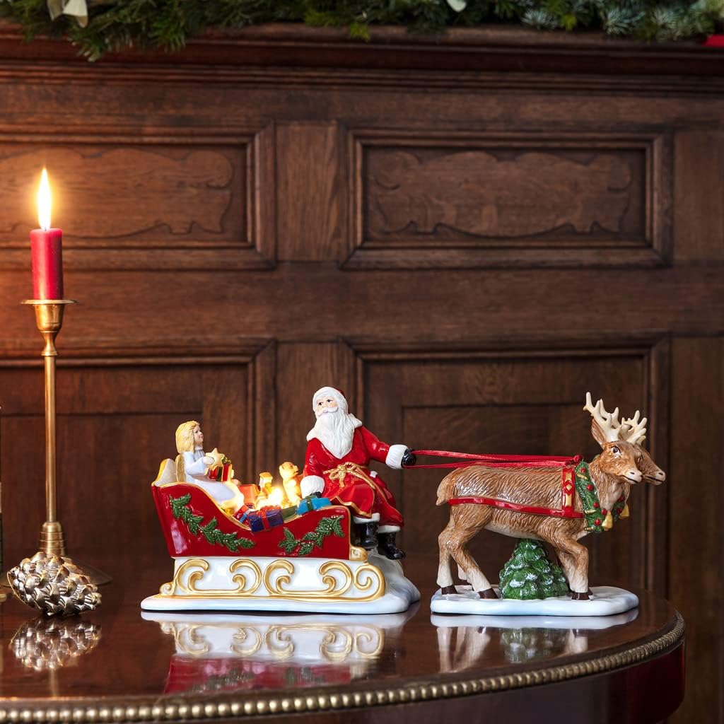 Villeroy & Boch Christmas Toys Nostalgia Sledge, White, 36x14x17cm