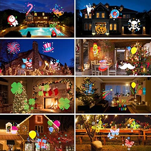christmas halloween lights projector outdoor,syslux holiday projector lights,16, package contents