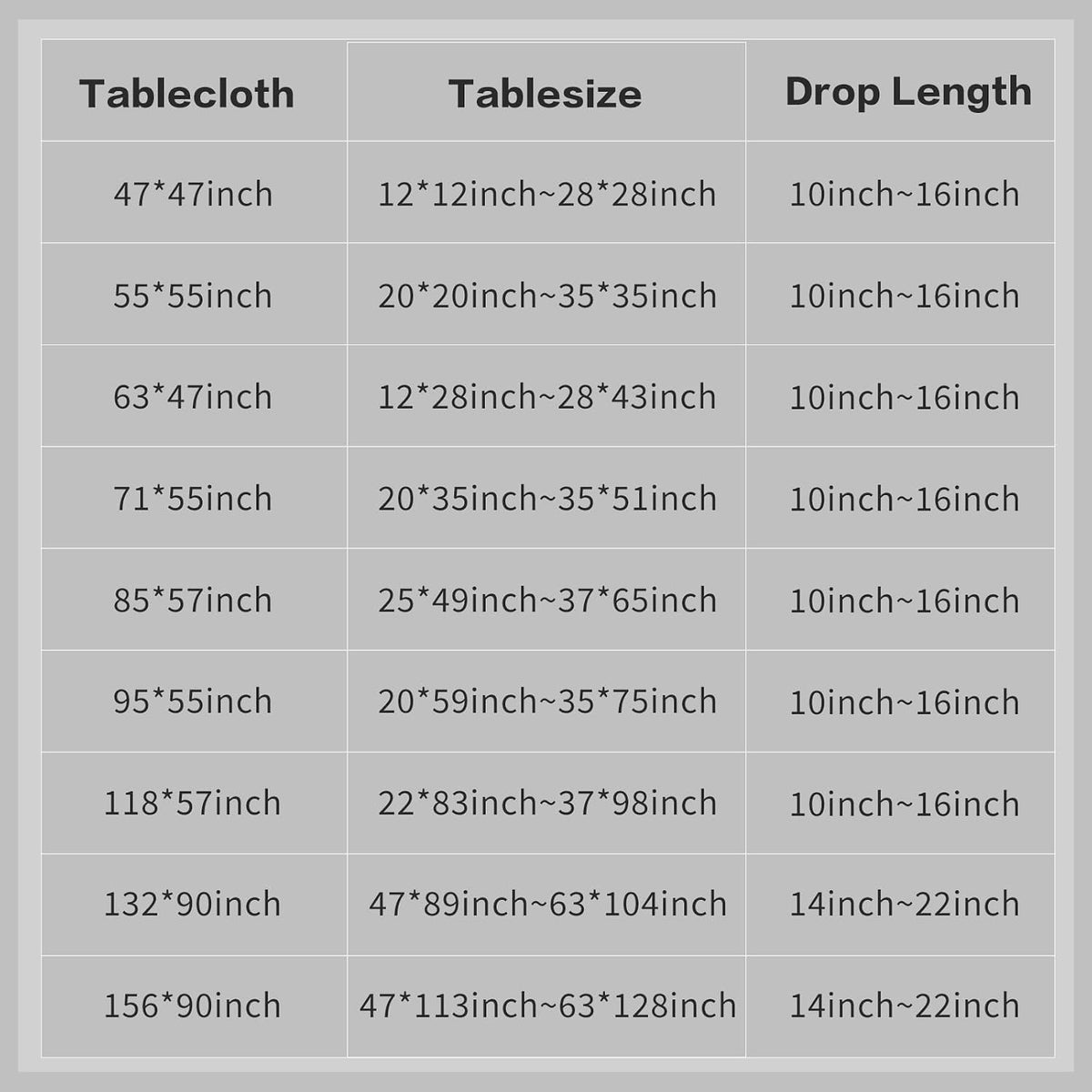 Moss Green Table Cloth Rectangle Table Cover 118"x57"