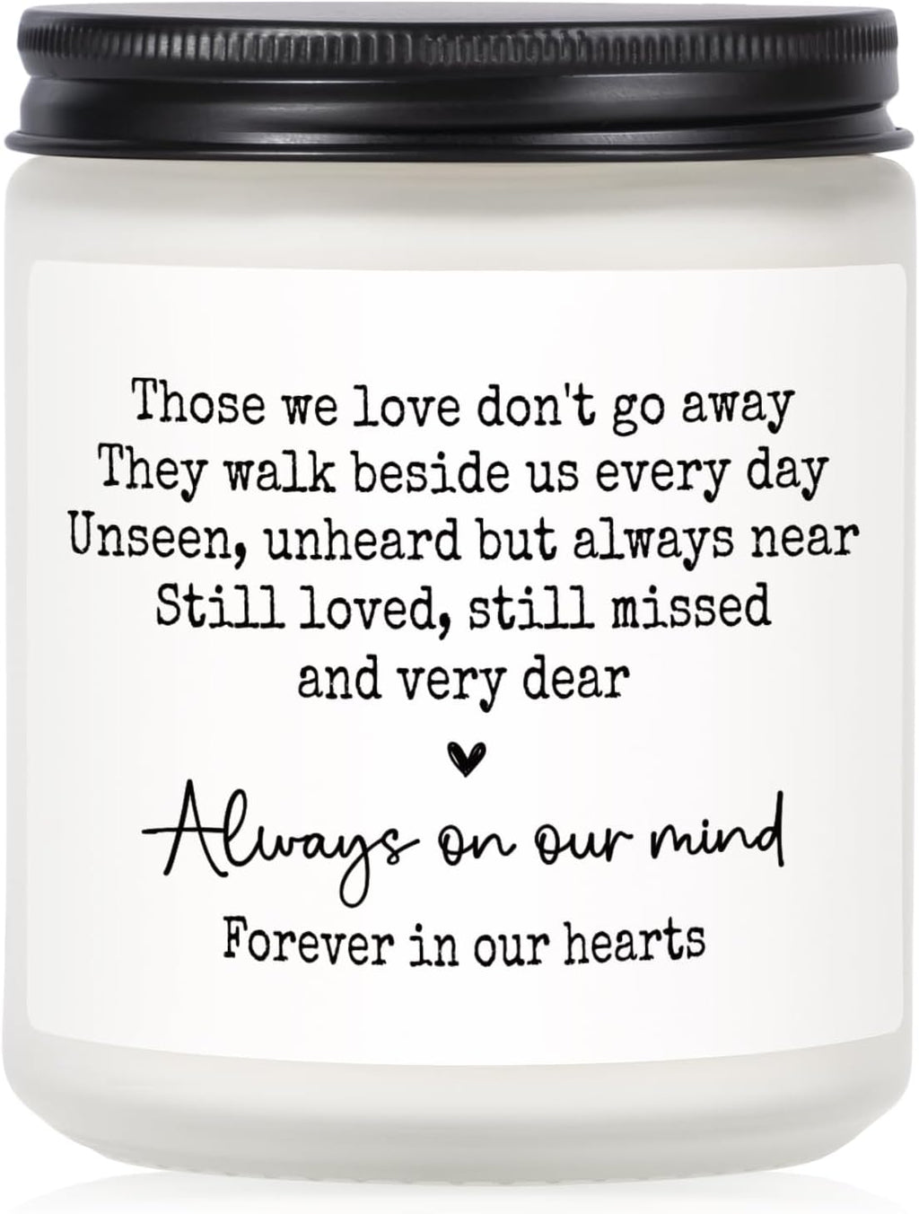 Shqiueos Sympathy Gifts for Loss of Loved One, Memorial Lavender Candle | Soy Wax 7oz, Bereavement, Thinking of You, Grief Gift, Funeral Comfort Condolence Remembrance Christmas Gift