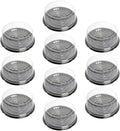 10-Pack Round Cake Stand & Dome - Clear Plastic Cupcake Stand, Cake Carrier & Box