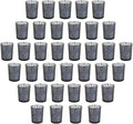 Black Mercury Glass Tea Light Holders Set of 36 - Elegant Votive Candle Holders for Weddings, Showers and Home Decor - Perfect for Table Centerpieces and Parties (Glass, Black)