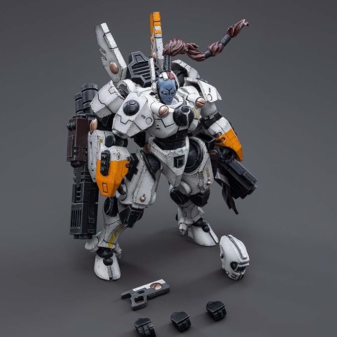 JOYTOY Action Figure 1/18 Warhammer 40,000 T'au Empire Commander Shadowsun Collection Model Birthday Gifts 4.8 Inches