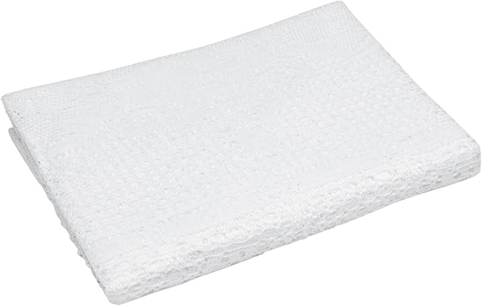 Juvale Lace Tablecloth - 60 x 97-Inch White Rectangular Table Cloth - Vintage Floral Scalloped Edge Elegant Dainty Tea Party Tablecloth & Wedding Reception Decor