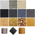 110g grams long magatama bead mix miyuki, sparkly, main product view