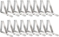 TriPole Tablecloth Clips 16 Pack Large Picnic Table Cover Clips Stainless Steel Tablecloth Clamps for Outdoor Home Kitchen Restaurant Wedding Party, Fit for 1.7”-2.75” Thick Folding Wooden Tables
