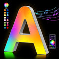 OJQ Light Up Letters Led Lights- Marquee Letters for Room Decor Wall Lights - Christmas Gifts Music Sync Color Change Colorful, Christmas Birthday Gifts for Girl, Teen Girls Gifts Home Wall Decor