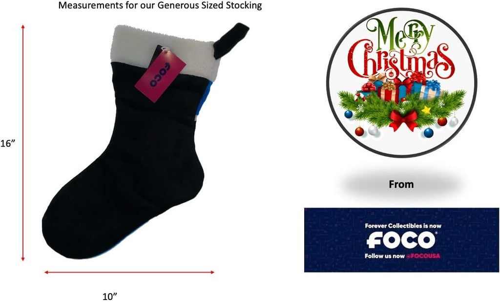 FOCO NFL Christmas Stocking - Plush Limited Edition Holiday Stocking - Represent The NFC East and Show Your Team Spirit with Officially Licensed Football Fan Decorations