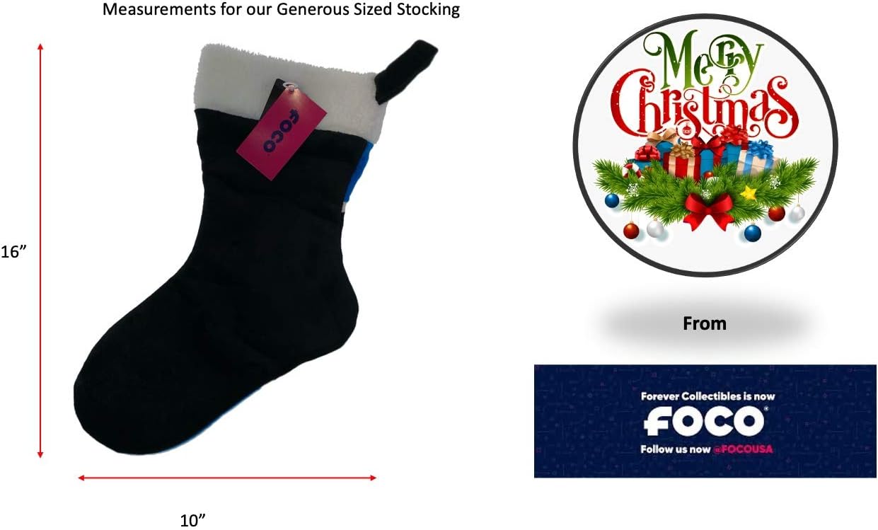 FOCO NFL Christmas Stocking - Plush Limited Edition Holiday Stocking - Represent The NFC East and Show Your Team Spirit with Officially Licensed Football Fan Decorations