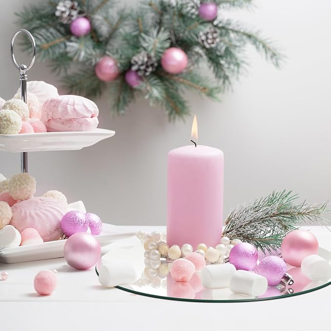 Small 6" Round Mirrors for Centerpieces, 12pcs Circle Mirror Centerpieces for Tables, Mirror Tiles for Wall Table Wedding Centerpieces Mirror Plates for Candle Decorations DIY Craft
