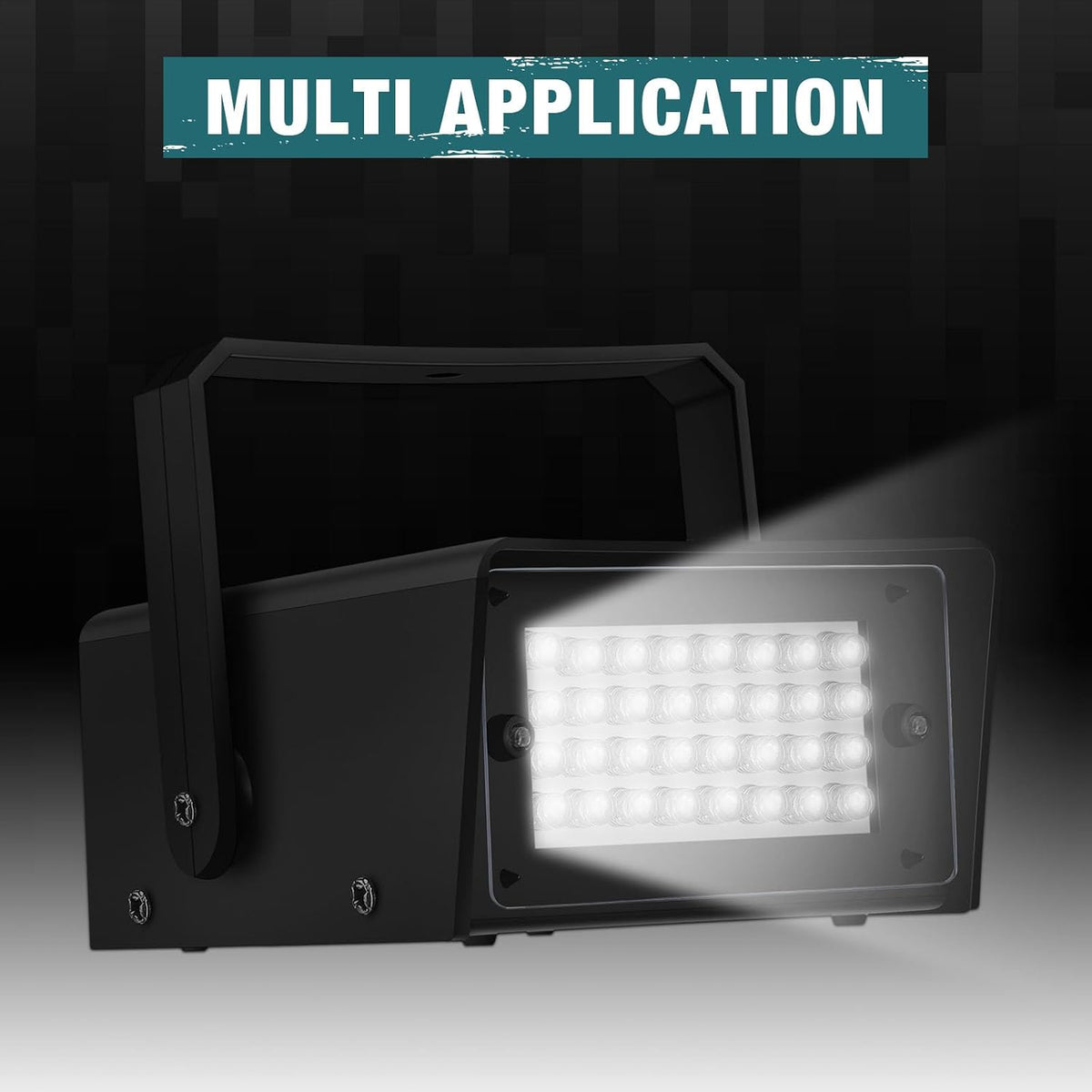 Treela 4 Pack Strobe Party Light Small Bright LED Outdoor, White, 32 LED