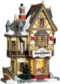 lemax christmas village tannenbaum christmas shoppe battery operated, main product view
