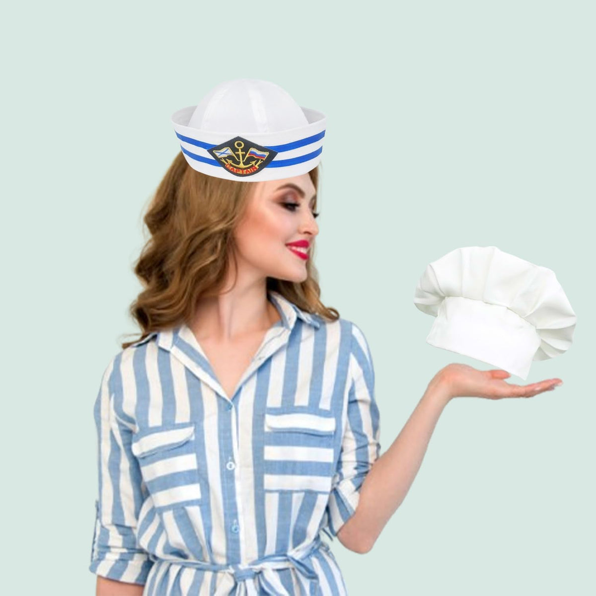 10 Assorted Funny Costume Hats, Crazy Party Hats, Silly Hats For Adults Teens...