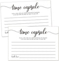 50 Time Capsule Cards for 1st Birthday or Baby Shower Game Activity,Advice and Wishes Cards,and Anniversary Card for Baby Shower Party Supplies.