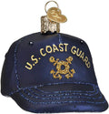 Old World Christmas Ornaments Coast Guard Cap Glass Blown Ornaments for Christmas Tree