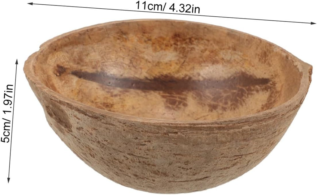 NUOBESTY Coconut Shell Aromatherapy Candle Cup Large Wax Bowl Candle Holders for Cozy Decor