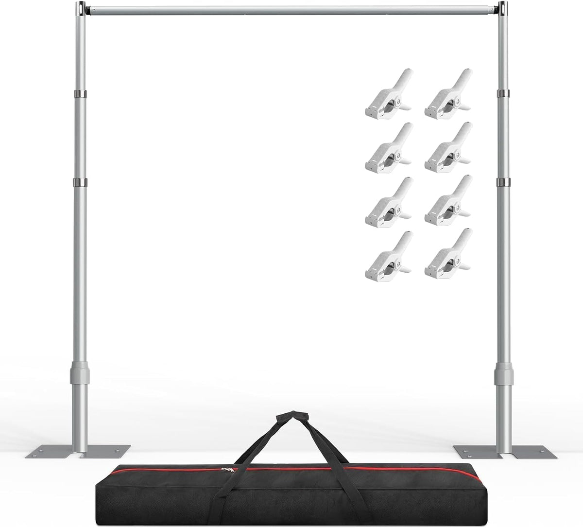 EMART Heavy Duty Backdrop Stand 10x10 Adjustable Photo Pipe and Drape Stand