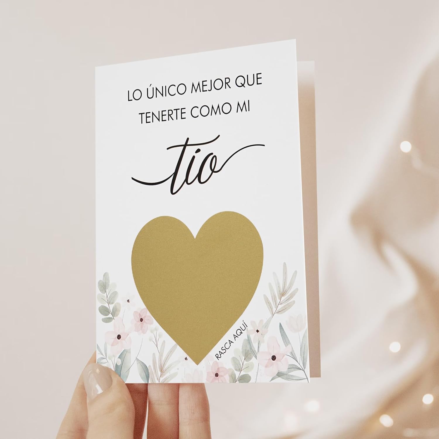 Spanish Will You Be My Godparents Scratch Off Card for Auntie and Unlce, Godparents Proposal Gift from Niece Nephew, Godmother and Godfather Request Asking, Padrino andMadrina Proposal Card - Tia Tio