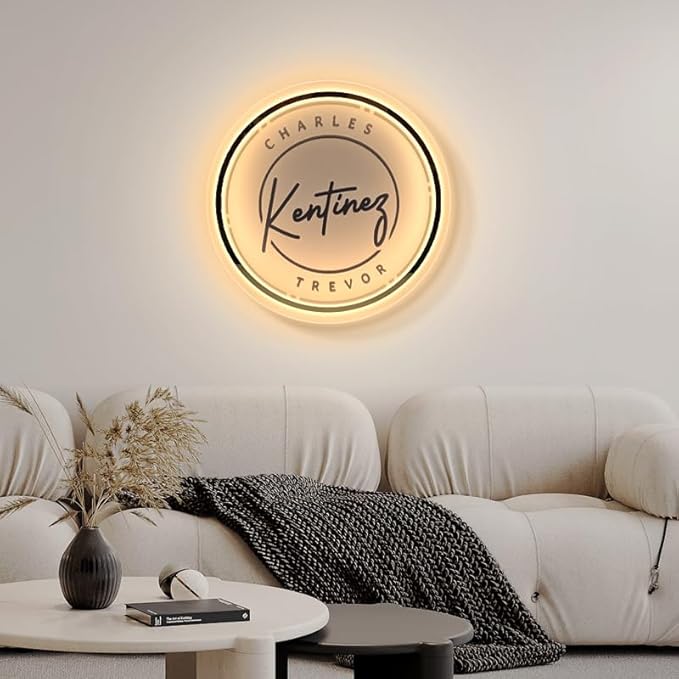 Custom Neon Business Sign,Personalized Backlit LED Signs, Acrylic custom light up sign for business logo, UV/Metal Bar Salon Beauty Studio Custom LED Neon Wall Decor Sign (Custom Business Neon Sign)
