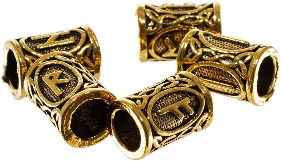 metal celtic viking rune tube beads – for, main product view