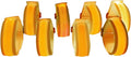 8 Pack LED Bracelets Light Up Wristbands,Glow Flashing Wristbands Glow in The Dark Party Supplies for Party, Festivals, Sports, Camping,Night Events (Yellow)