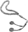 antique silver plated collection- (33 beads) worry beads-prayer, main product view