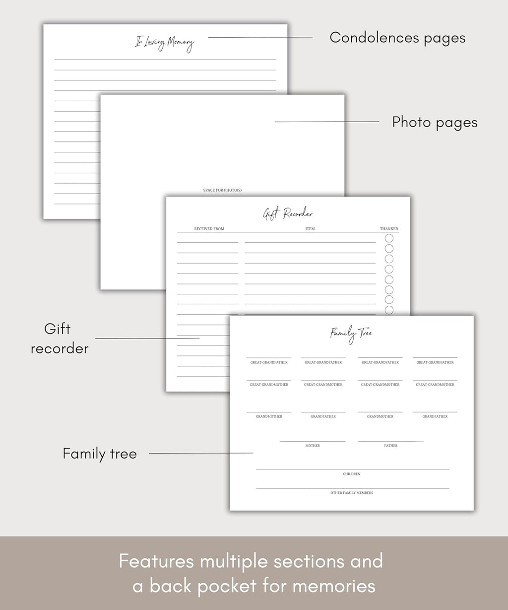 Lamare Funeral Guest Book Memorial Service – Celebration of Life Guest Book