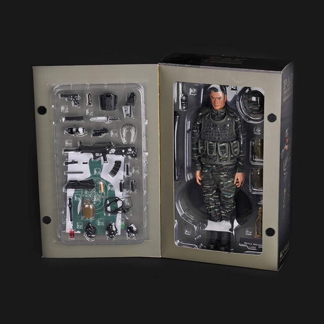 1/6 Soldier Action Figure Model, Army Police Soldier Model Set