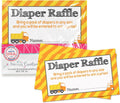 Amanda Creation Baby Under Construction Diaper Raffle Tickets for Baby Boy Showers, 20 2" X 3” Double Sided Insert Cards for Games, Bring a Pack of Diapers to Win Favors & Prizes!