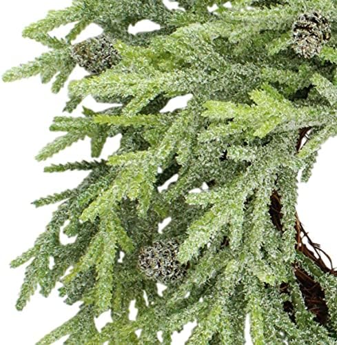 auldhome design artificial christmas wreaths (2-pack, 14-inch); evergreen, view 9