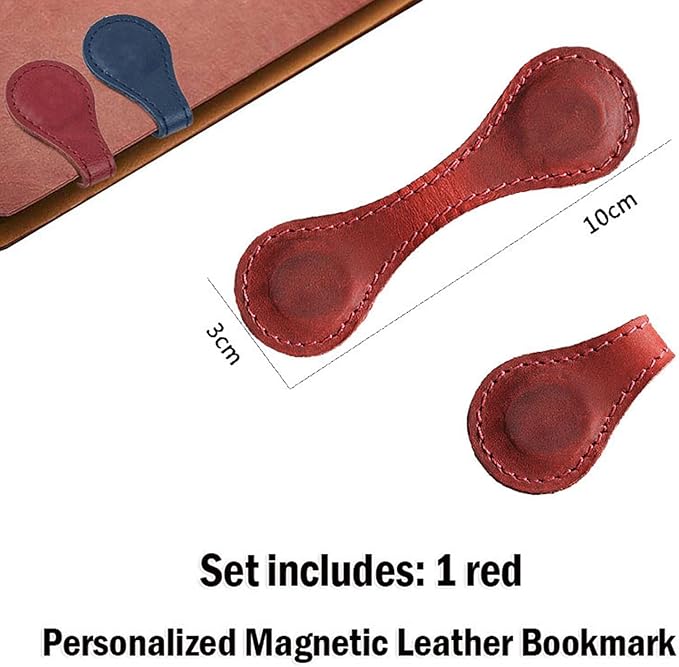 Upgraded Book Embosser Personalized | Custom Book Stamp | Storage Gift Box Set - Include Magnetic Bookmark and Eternal Pencil & 20 pcs Foil Sticker for Hardcover Books, Envelopes, Leather
