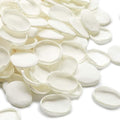 Floroom 300pcs Rose Petals Ivory Faux Silk Flower Petals for Wedding Flower Girl Basket White Aisle Scatter Dinner Table Centerpieces Party Confetti Bridal Shower Romantic Night Decoration