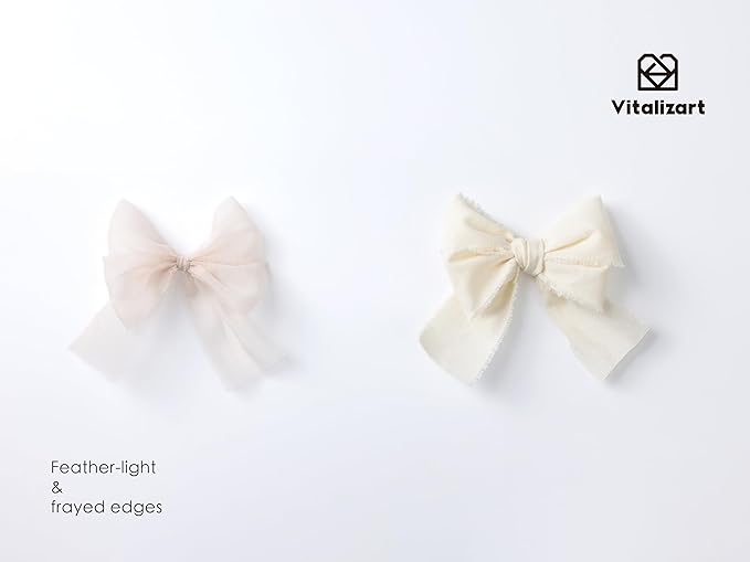 Vitalizart Pink Organza Ribbon Frayed Sheer Organza 1.5" Silk Like Ribbons for Valentines Day Gift Wrapping Craft Flower Bouquet Wedding Invitations Mesh Fabric Blush Light Pink 15 Yards