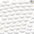 50 Floating Candles, Smoke-Free and odorless, Burning continuously for 5-6 Hours, White, 2-inch Floating Candles, Suitable for Valentine's Day, Weddings, Holidays, Home Decoration……