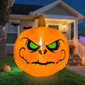 4ft halloween inflatable pumpkin with build-in led lights, main product view