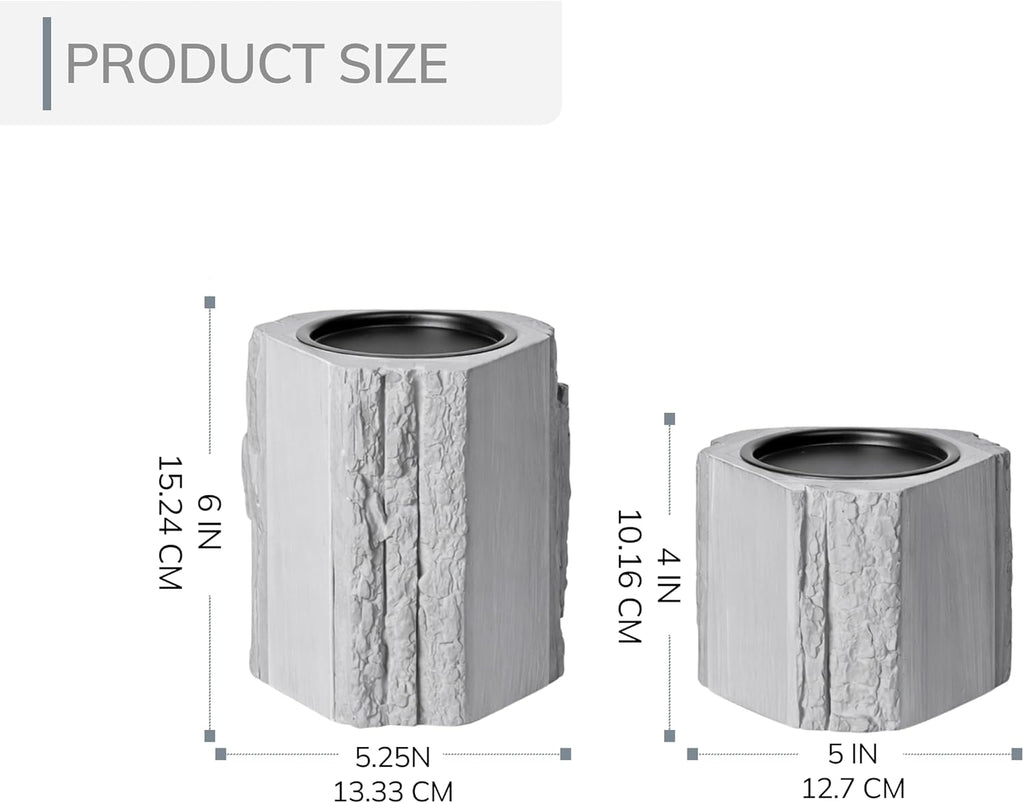 Aurora Candle Holder Set of 2