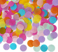 10000 Pieces 1 Inch Round Tissue Paper Confetti, 3.5 oz Multicolor Round Tissue Confetti, for Weddings, Anniversaries, Arts Craft DIY Scrapbooking