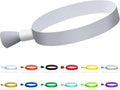 Green-Power America 100 Pcs Cloth Event Wristbands, Event Wristbands, Colored Wrist Bands for Events, for Lightweight Concert Wrist Strap for Activities, Party Bracelets for Events (Color : Gray)
