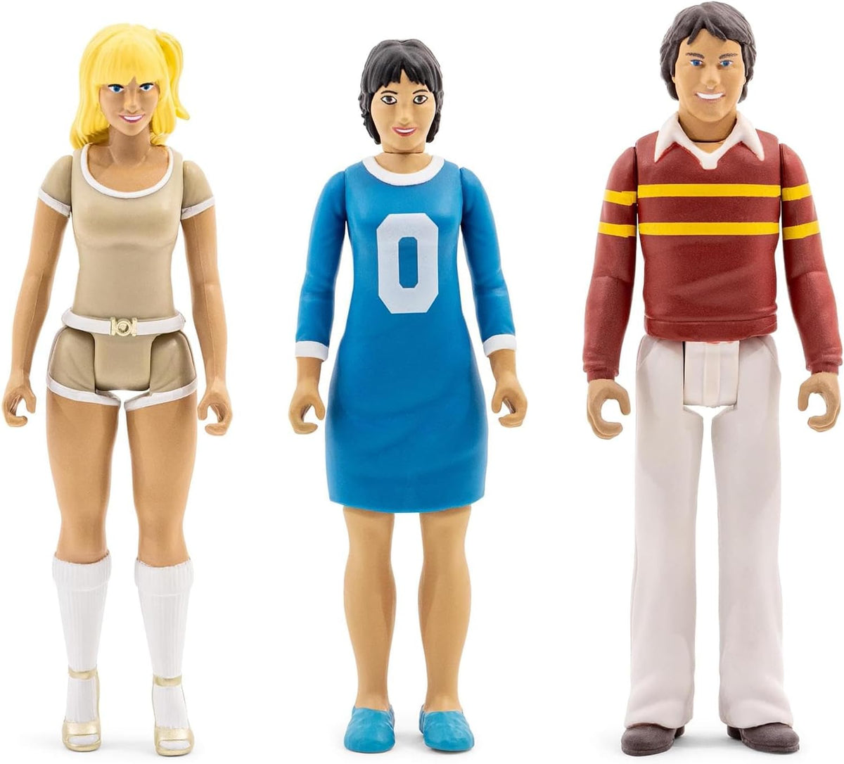 three's company 3.75-inch retro action figures | set, main product view