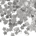 Silver Star Confetti 0.6 inch,Round Silver Foil Confetti,Shiny Silver Confetti for Party Decoration or Filled Balloons,(3.52 oz)