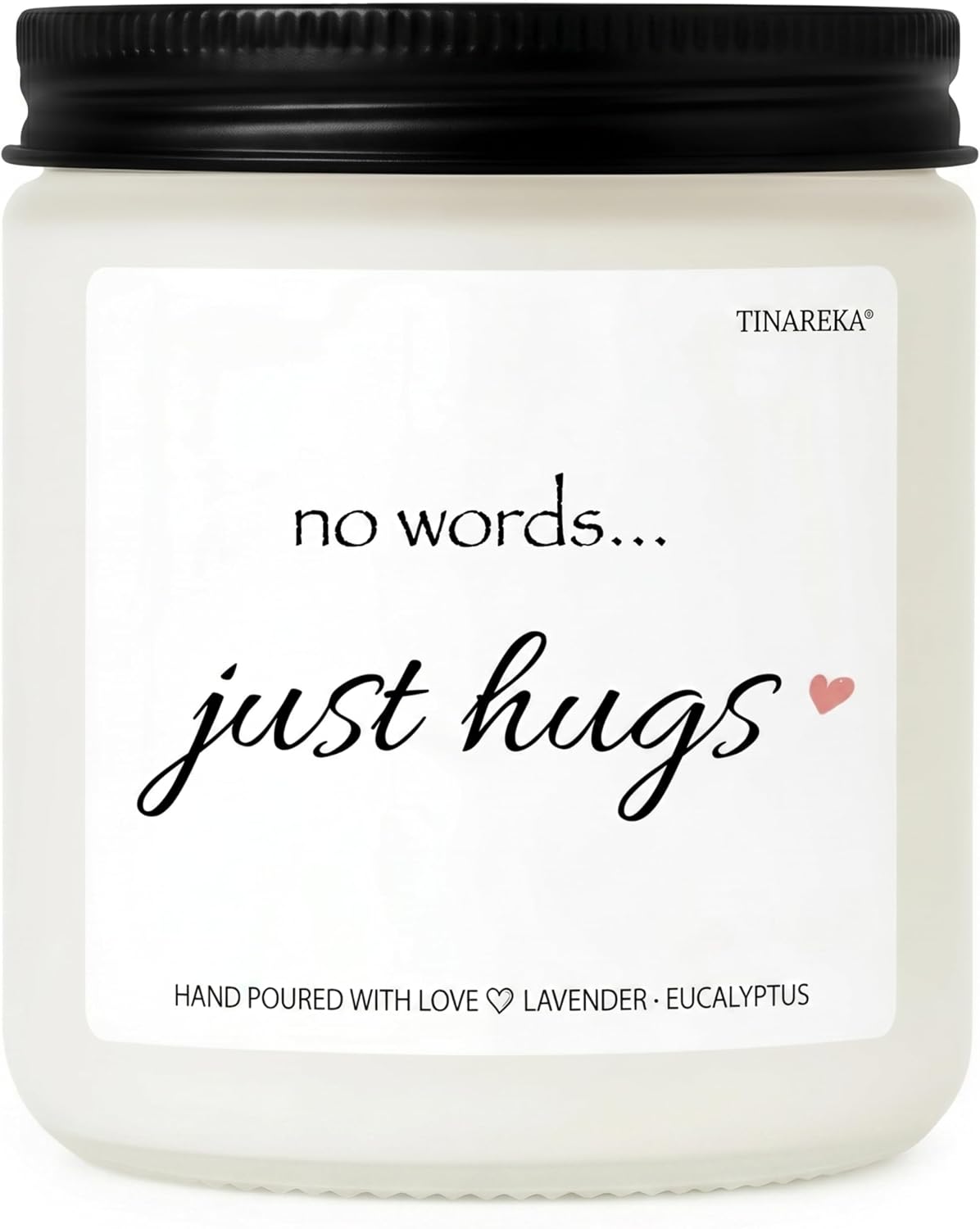 Sympathy Candle – Perfect Memorial Gift for Grief and Bereavement | 7oz Lavender Eucalyptus Candle 100% Natural Soy Wax, 40 Hour Burn Time, Sympathy Gift For Comfort and Remembering