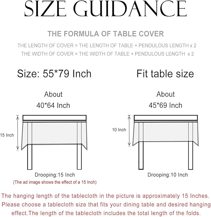 patdrea Designer Vintage Cyan Tablecloth for Rectangle Table,Linen Ancient Castle and Manor Pattern Tablecloths,Table Cover Decor for Kitchen Dining Christmas,Thanksgiving,55"x79"-Lucerne a