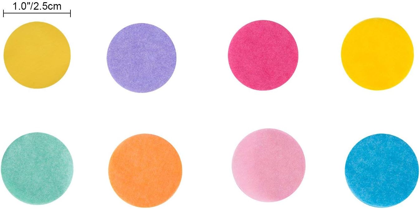 Outus 1 Inch Multicolor Round Tissue Confetti (3.5 oz)