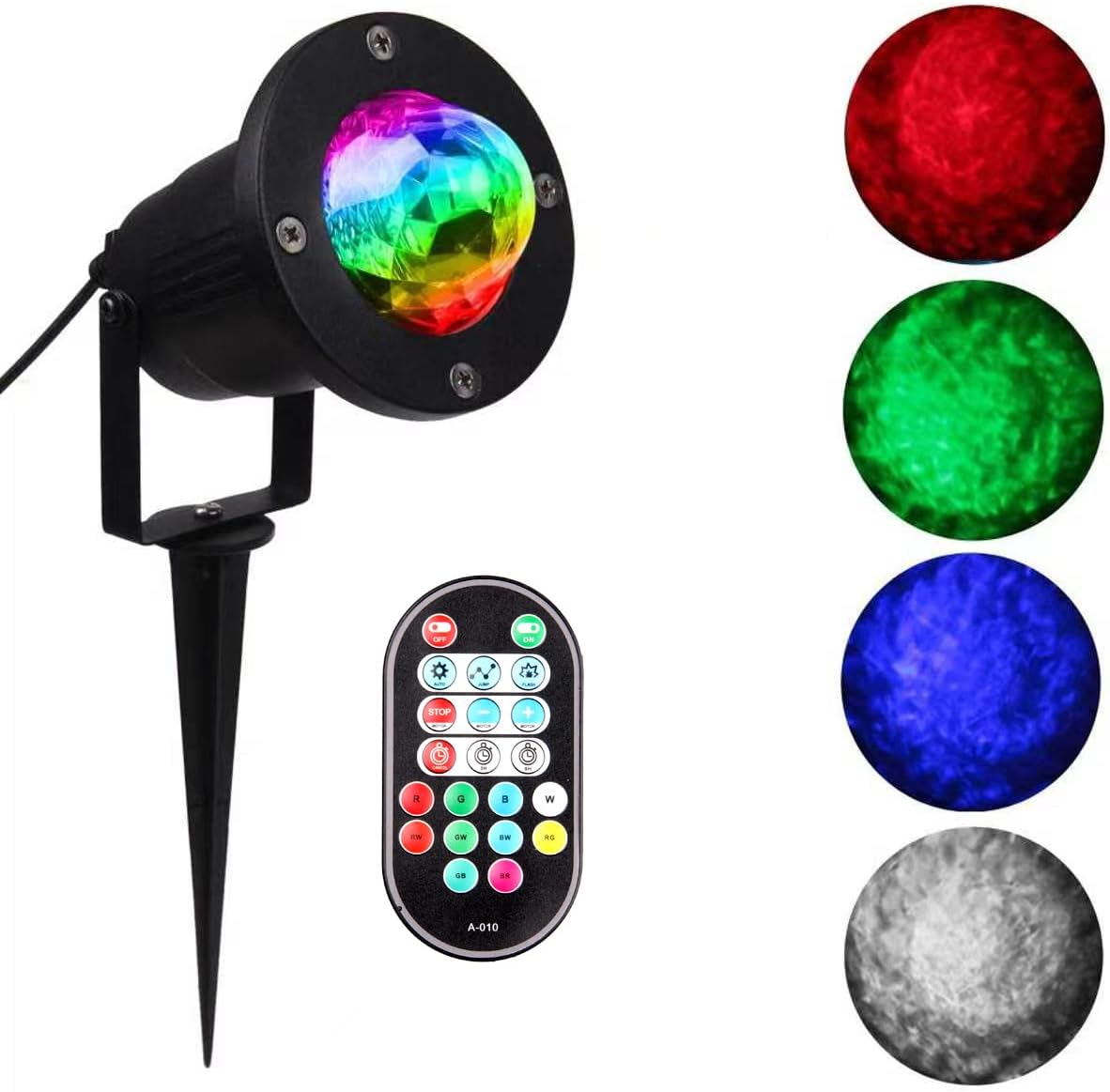 koot water wave lights projector outdoor waterproof led, main product view