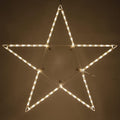 48" warm white led christmas star decoration folding, main product view