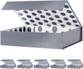 green bean 6 gift boxes 11x7.8x2.3 inches, grey, main product view