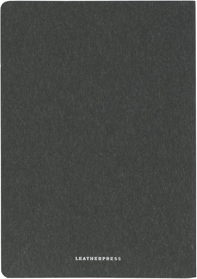 Luxury Leather Refillable Journal/Writing Notebook for Men & Women, Reusable Full-grain Leather Cover, 120gsm Thick Paper, Blank, Dotted, Lined Refills