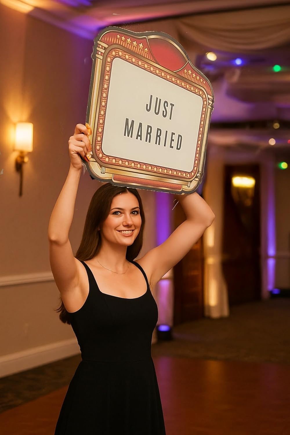 Wedding Bottle Service Sign - Entrance Props for Bridal Party - Nightclub Bottle Service Sign with Letters