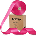 Ribbon for Gift Wrapping, Hot Pink Satin Roll for Bows & Eternal Flower Making, Wedding, Halloween, Thanksgiving Decoration, 1-1/2 Inch x 50 Yds.